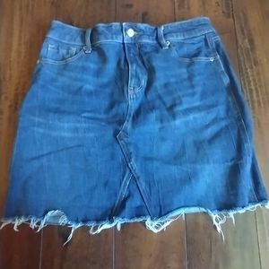 Old Navy Denim Jean mini skirt size 8